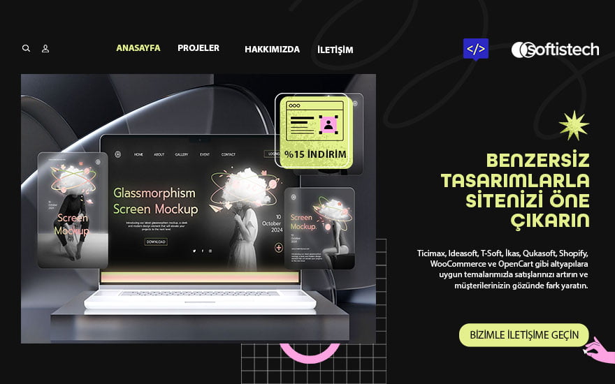 Özel Tema Tasarımı Softistech Özel Tema Tasarımı Softistech