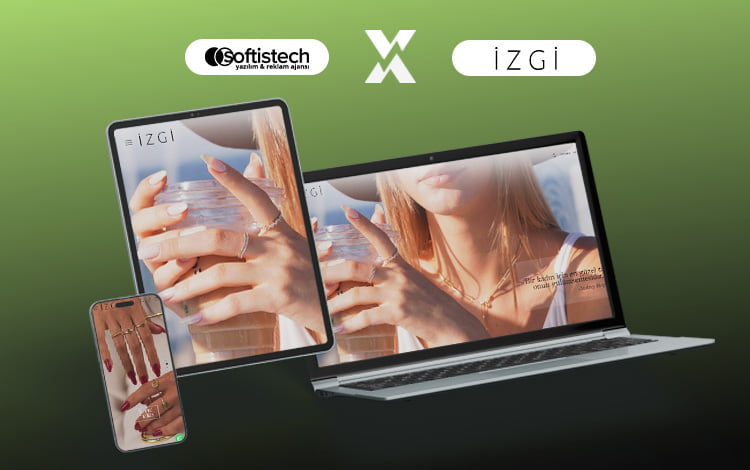 izgi kuyumculuk site tasarımı softistech yazılım & reklam ajansı